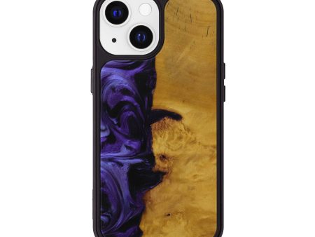 iPhone 13 Wood+Resin Phone Case - Essam (Purple, 592557) Online