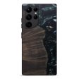 Galaxy S22 Ultra Wood+Resin Live Edge Phone Case - Marleah (Dark Green, 588669) on Sale