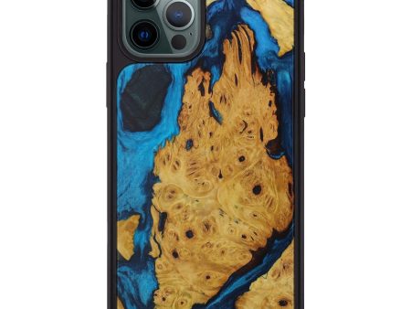 iPhone 12 Pro Max Wood+Resin Phone Case - Gusty (Mosaic, 592156) Online