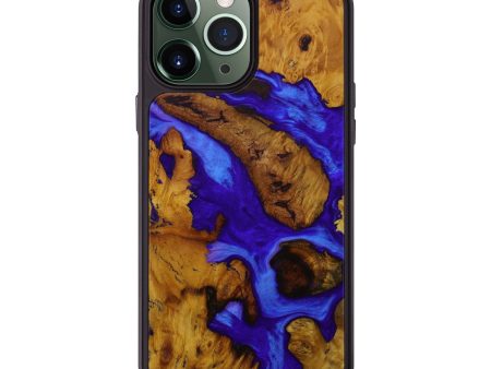 iPhone 13 Pro Max Wood+Resin Phone Case - Fikre (Mosaic, 592171) For Sale