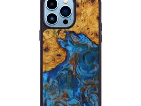 iPhone 14 Pro Max Wood+Resin Phone Case - Tehchi (Tactile, 593075) Hot on Sale