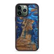 iPhone 13 Pro Max Wood+Resin Phone Case - Coila (Teal & Gold, 588432) Online