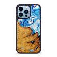 iPhone 14 Pro Max Wood+Resin Phone Case - Marina (Light Blue, 594131) Online