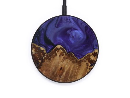 Circle Wood+Resin Wireless Charger - Serena (Purple, 592581) Online Hot Sale