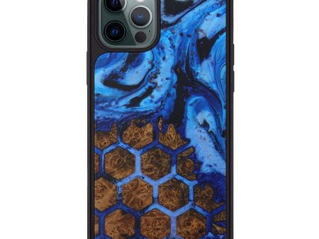 iPhone 12 Pro Wood+Resin Phone Case - Clyda (Pattern, 595271) on Sale