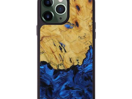 iPhone 13 Pro Max Wood+Resin Phone Case - Genevieve (Tactile, 592879) For Sale