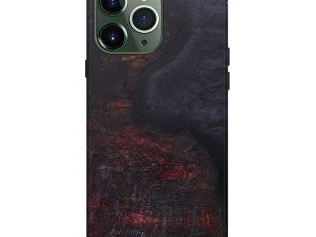 iPhone 13 Pro Max Wood+Resin Live Edge Phone Case - Chawki (Pure Black, 587049) Online Hot Sale