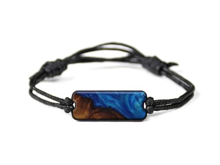 Classic Wood+Resin Bracelet - Katharine (Light Blue, 592478) Online