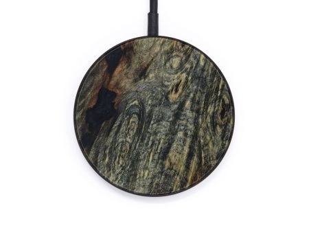 Circle Burl Wood Wireless Charger - Hendrika (Buckeye Burl, 590456) Fashion