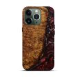 iPhone 13 Pro Wood+Resin Live Edge Phone Case - Gabrielle (Dark Red, 588745) Hot on Sale