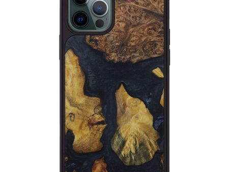 iPhone 12 Pro Max Wood+Resin Phone Case - Beatrisa (Mosaic, 593360) For Discount