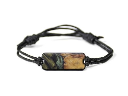 Classic Wood+Resin Bracelet - Maribelle (Dark Green, 590558) Online now