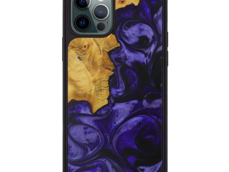 iPhone 12 Pro Wood+Resin Phone Case - Kameron (Purple, 591134) Online