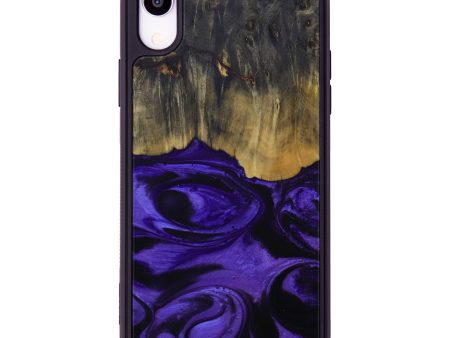 iPhone Xr Wood+Resin Phone Case - Bria (Purple, 593700) Fashion