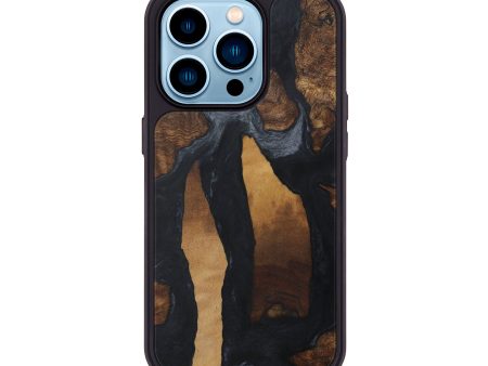 iPhone 14 Pro Wood+Resin Phone Case - Yolonda (Mosaic, 595317) Discount