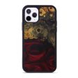 iPhone 11 Pro Wood+Resin Phone Case - Livvie (Dark Red, 587166) For Cheap