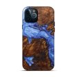 iPhone 12 Pro Wood+Resin Live Edge Phone Case - Alka (Light Blue, 591759) Supply