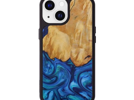 iPhone 13 Wood+Resin Phone Case - Noelani (Light Blue, 589611) Online