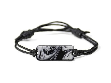 Classic ResinArt Bracelet - Wylie (Black & White, 592724) For Cheap