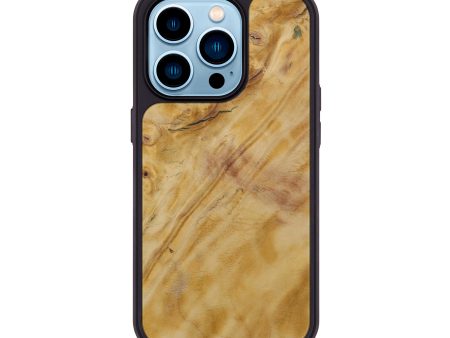 iPhone 14 Pro Burl Wood Phone Case - Graeme (Buckeye Burl, 588933) For Discount