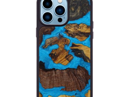 iPhone 14 Pro Max Wood+Resin Phone Case - Nicklaus (Mosaic, 593371) Fashion