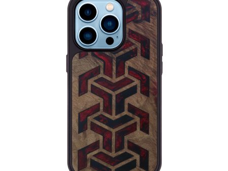 iPhone 14 Pro Wood+Resin Phone Case - Timmothy (Pattern, 592736) Online now