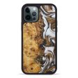 iPhone 12 Pro Wood+Resin Phone Case - Ashu (Black & White, 588632) Hot on Sale