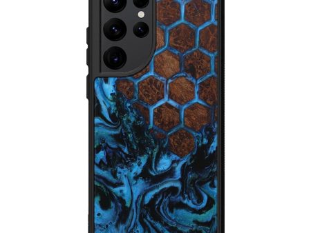 Galaxy S22 Ultra Wood+Resin Phone Case - Gabriell (Pattern, 595132) For Cheap