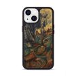 iPhone 13 Wood+Resin Phone Case - Brunhilda (Dark Green, 595011) Online Hot Sale