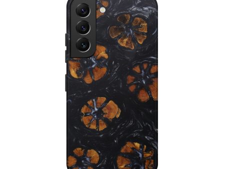 Galaxy S22 Wood+Resin Live Edge Phone Case - Missie (Black & White, 587055) Online Hot Sale