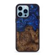 iPhone 14 Pro Max Wood+Resin Phone Case - Yousef (Dark Blue, 595949) Supply