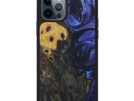 iPhone 12 Pro Wood+Resin Phone Case - Lidia (Purple, 591097) Hot on Sale