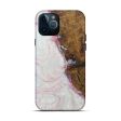 iPhone 12 Pro Wood+Resin Live Edge Phone Case - Timothea (Black & White, 592320) Hot on Sale