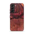 Galaxy S22 Wood+Resin Live Edge Phone Case - Roze (Dark Red, 588687) For Discount