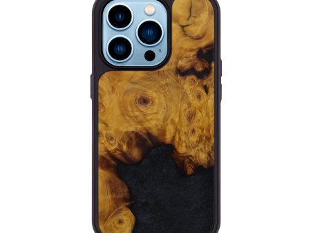 iPhone 14 Pro Burl Wood Phone Case - Sherryl (Buckeye Burl, 593991) Fashion