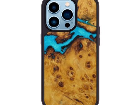 iPhone 14 Pro Burl Wood Phone Case - Clifford (Buckeye Burl, 593901) Hot on Sale