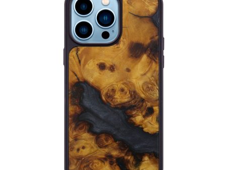 iPhone 14 Pro Max Burl Wood Phone Case - Ailsun (Buckeye Burl, 593957) Fashion