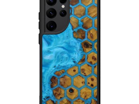 Galaxy S22 Ultra Wood+Resin Phone Case - Louanna (Pattern, 595274) For Cheap