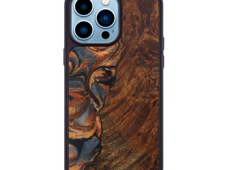 iPhone 14 Pro Max Wood+Resin Phone Case - Sydnie (Metallic, 594606) Hot on Sale