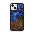 iPhone 13 Wood+Resin Phone Case - Agata (Purple, 592555) For Cheap