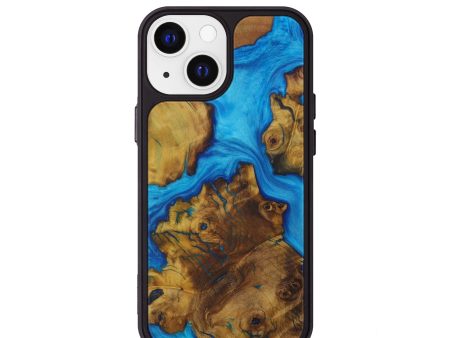 iPhone 13 mini Wood+Resin Phone Case - Leora (Mosaic, 590864) Hot on Sale