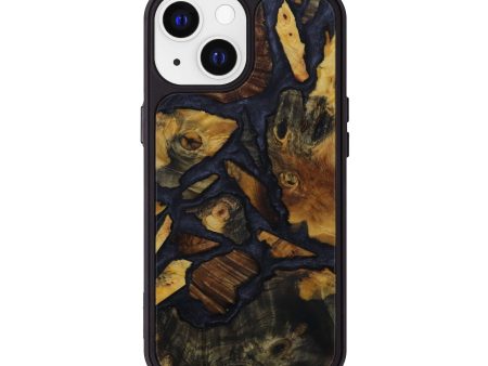 iPhone 13 Wood+Resin Phone Case - Eris (Mosaic, 592130) Online Sale