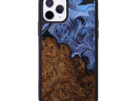 iPhone 11 Pro Wood+Resin Phone Case - Rush (Purple, 595369) Online Hot Sale