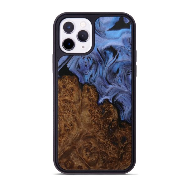 iPhone 11 Pro Wood+Resin Phone Case - Rush (Purple, 595369) Online Hot Sale