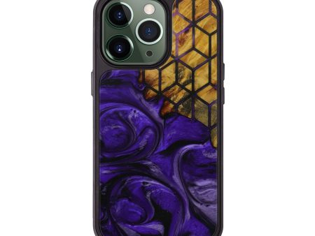 iPhone 13 Pro Wood+Resin Phone Case - Spence (Pattern, 595270) Discount