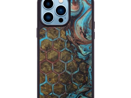 iPhone 14 Pro Max Wood+Resin Phone Case - Waino (Pattern, 595201) on Sale