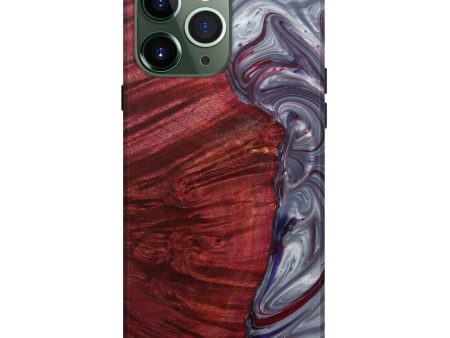 iPhone 13 Pro Max Wood+Resin Live Edge Phone Case - Ashlee (Metallic, 591409) Online Hot Sale