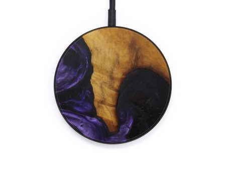 Circle Wood+Resin Wireless Charger - Ranea (Purple, 595390) Online Hot Sale