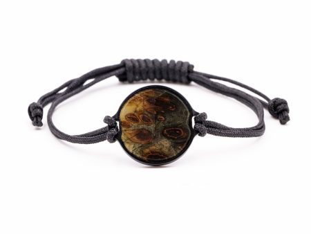 Circle Burl Wood Bracelet - Jamel (Tactile, 593080) on Sale