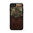 iPhone SE Wood+Resin Phone Case - Katusha (Dark Green, 593633) Sale